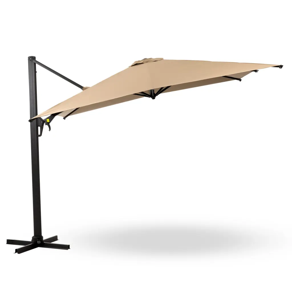 10 Ft Cantilever Patio Umbrella 360 Rotation & Tilt Adjustment Sun Shade tradeber