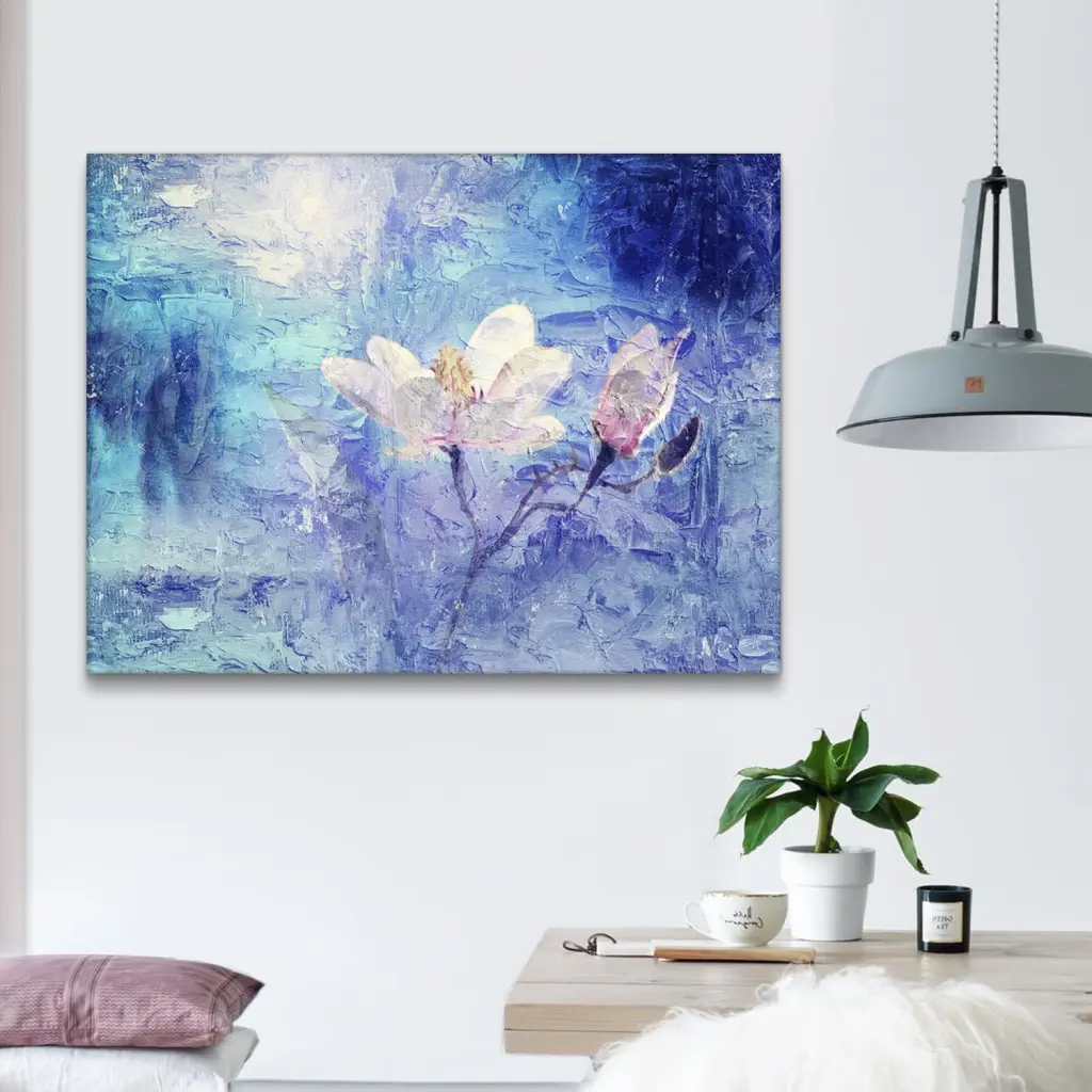 Framed Canvas Wall Art Decor Abstract Style Painting Impressionism Living Room Decor looife art