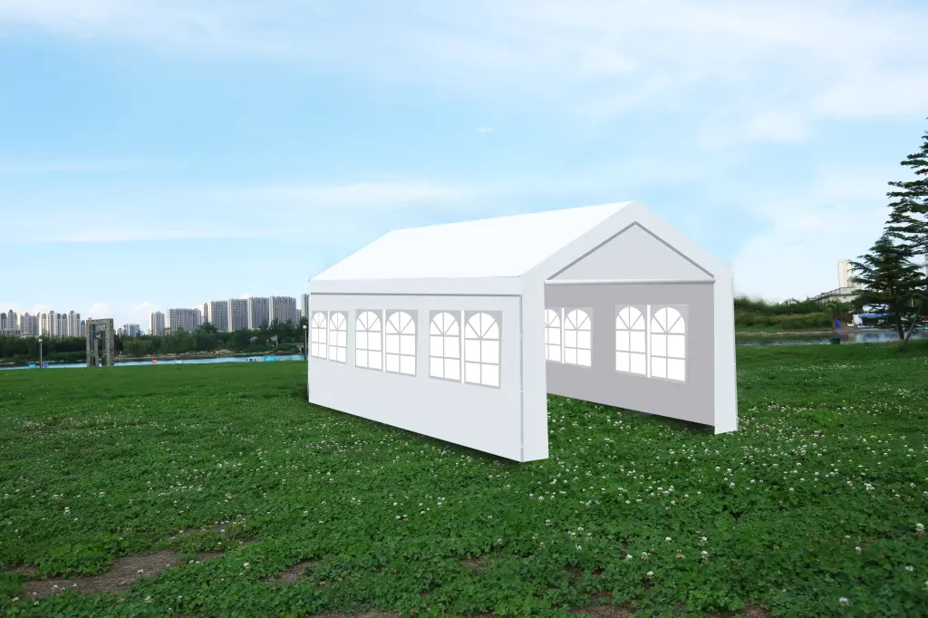 10'X20' Heavy Duty Carport Gazebo Canopy Garage Car Shelter Windproof Design g-h