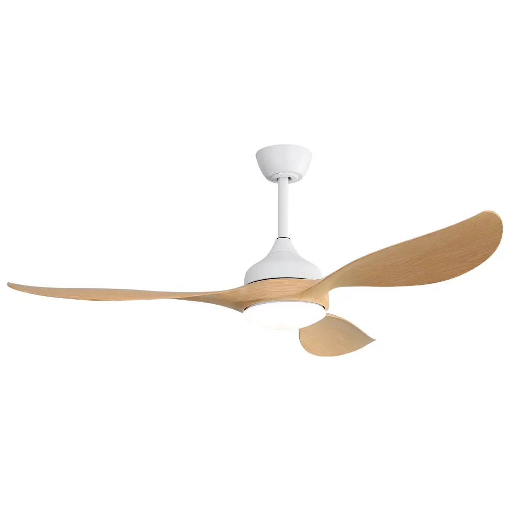 56 Inch Modern S Dimmable LED Light Quiet DC Reversible Motor Indoor Ceiling Fan