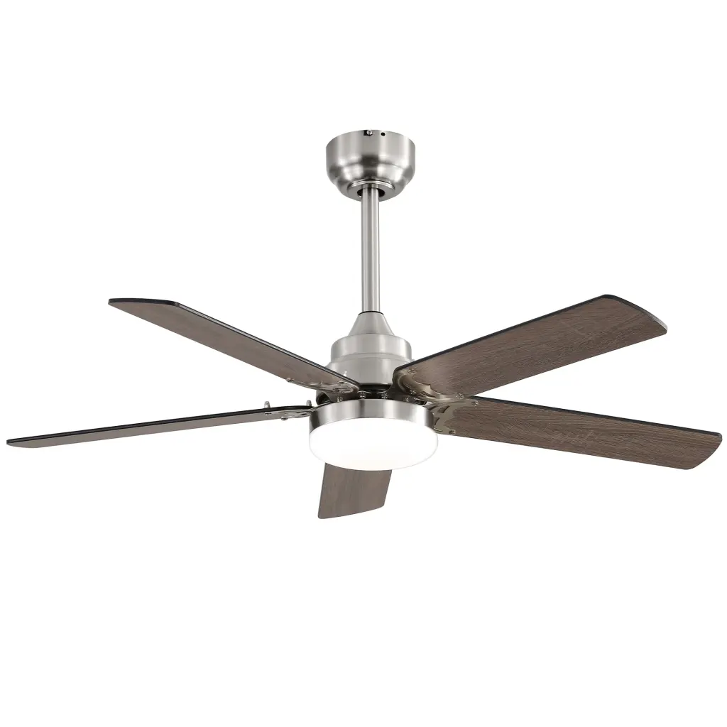 42 Inch Ceiling Fan 5 Blades Noiseless Reversible DC Motor Remote Control ceiling fan with light