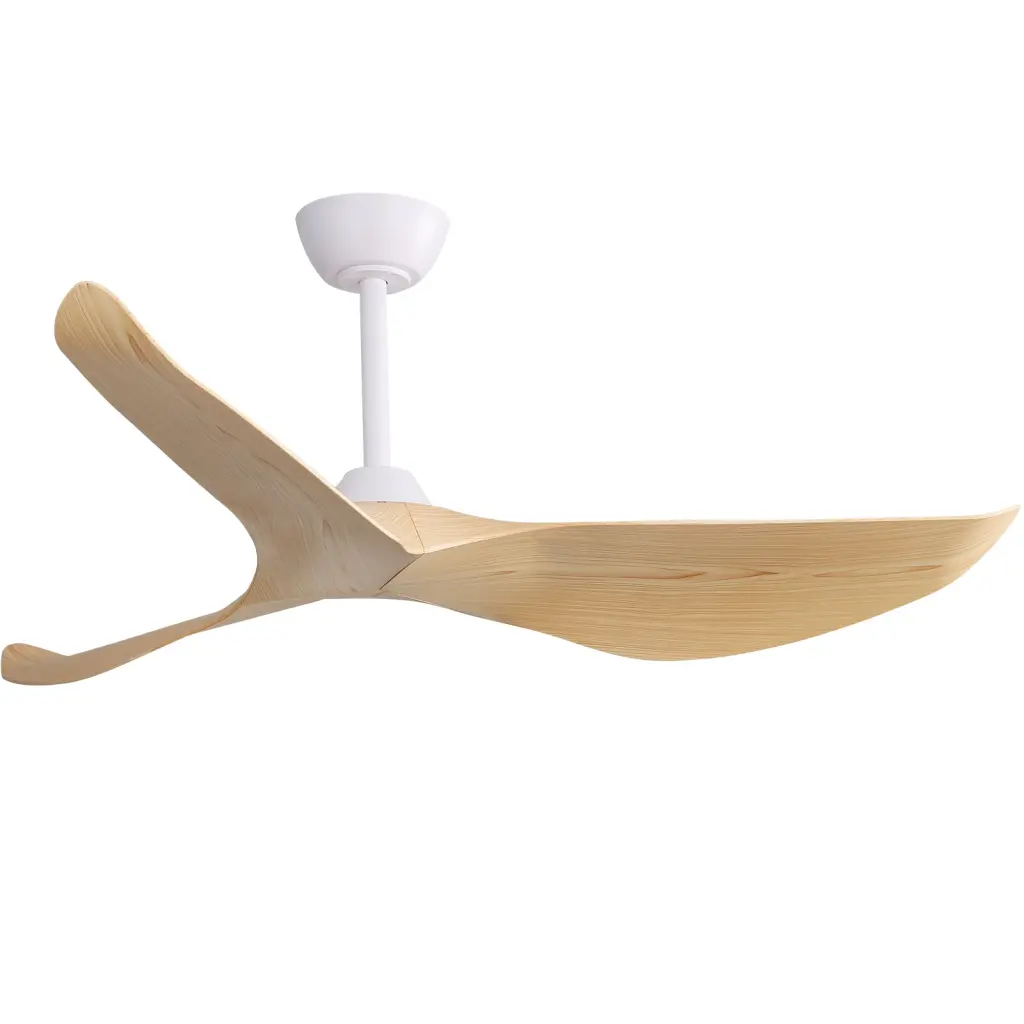 52 Inch Indoor Ceiling Fan No Light 6 Speed Remote Regulation 3 Abs Blades ceiling fan with light