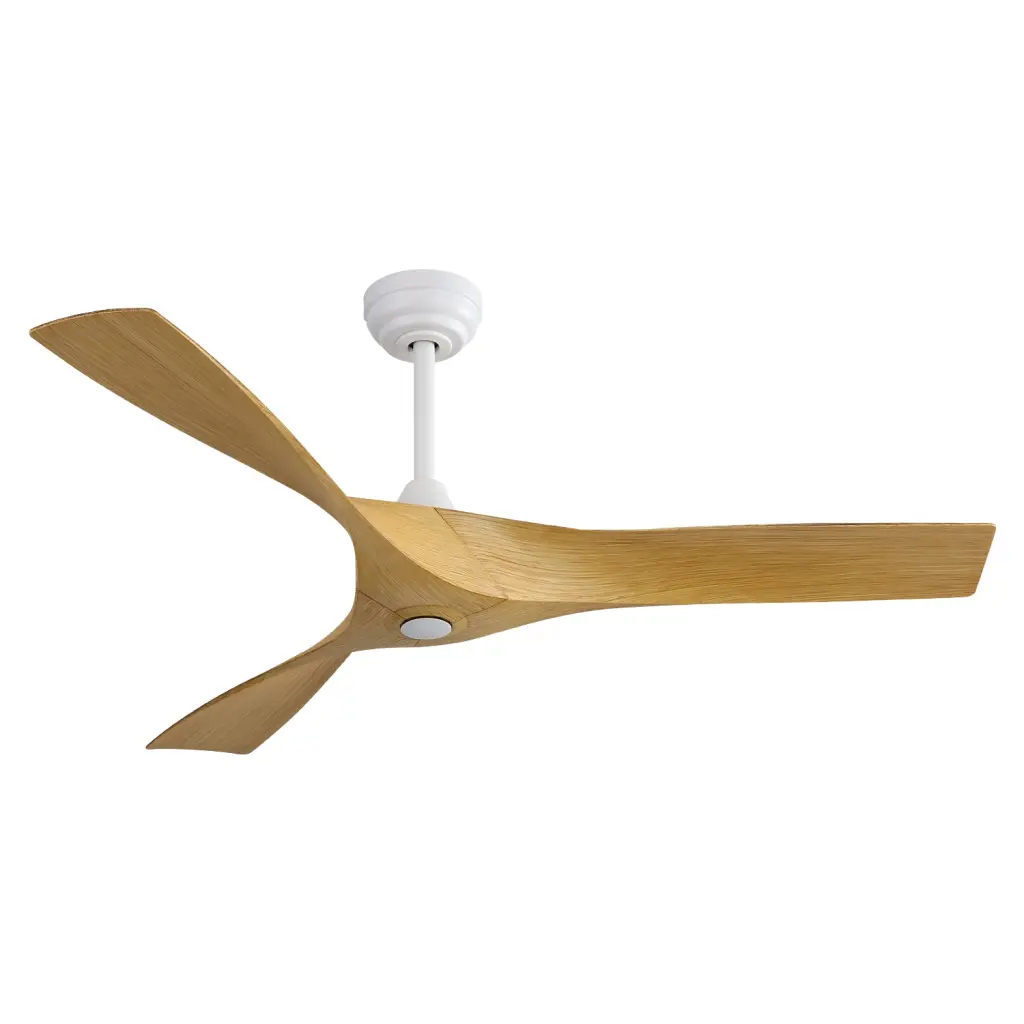 52 Inch Modern Ceiling Fan 3 ABS Blades Remote Control Reversible Motor ceiling fan with light