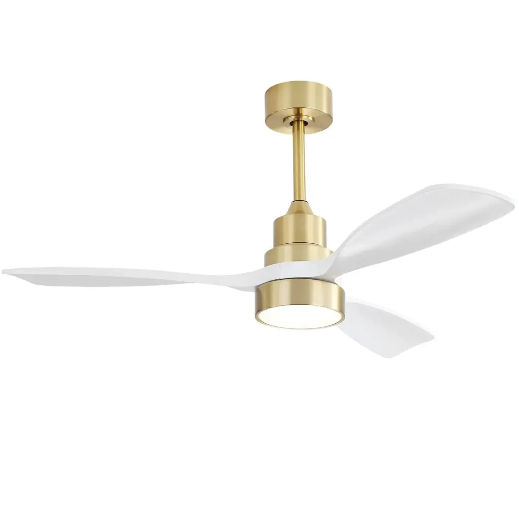48 Inch Modern S3 Wood Blade Ceiling Fan Noiseless Reversible Motor Remote Control ceiling fan with light