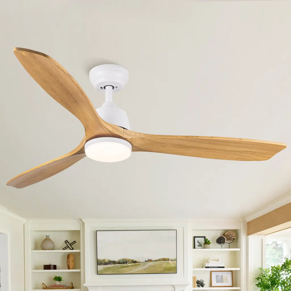 Yuhao 52 Inch Integrated LED Ceiling Fan Lighting Remote Regulation Bedroom Fan yuhao w1367