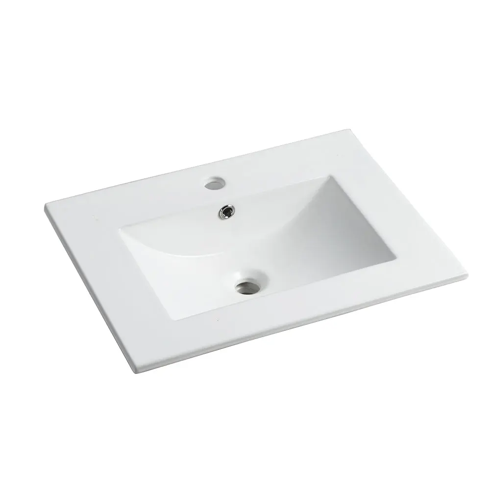 24 Inch White Ceramic Bathroom Sink Basin Modern Vanities like it
