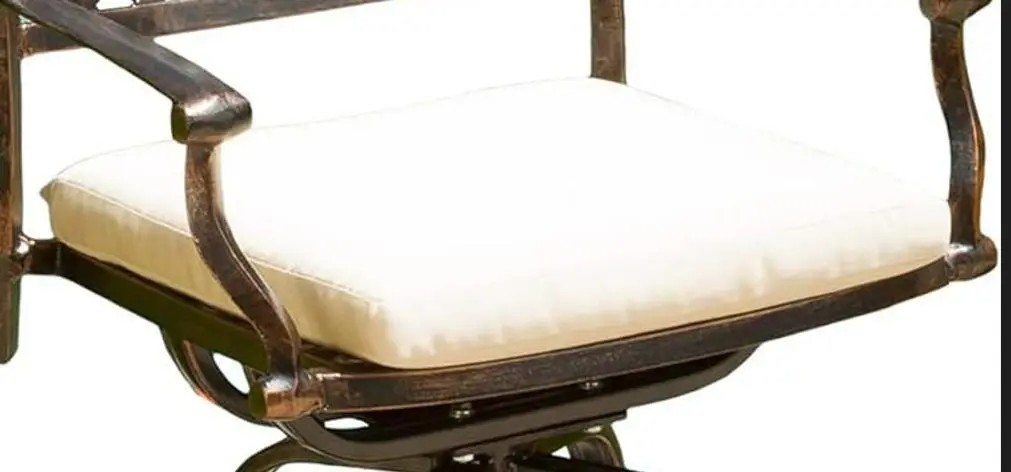 Tahoe Barstool Seat Cushion Beige Fabric Kitchen Stool Chair Pad Comfortable Support nh-home living