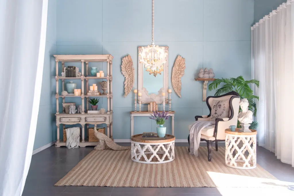 6 Light Wood Chandelier Adjustable Chain Hanging Fixture w2078