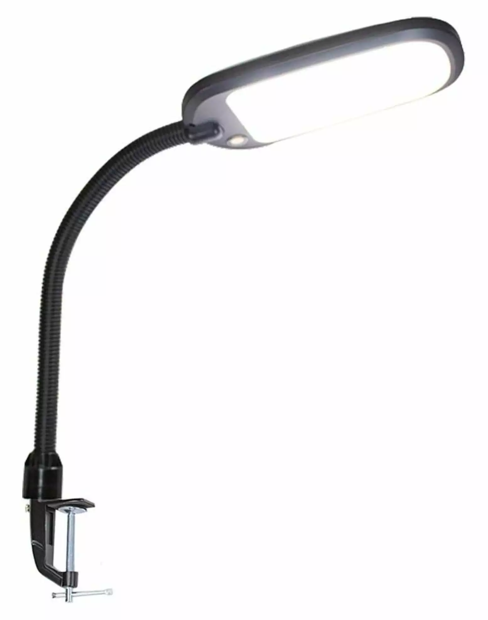 Jiowenm LED Clamp Lamp Bright-Reader Full Hi-Output 2100 LUX Dimmable Energy Efficient 12w 6400k