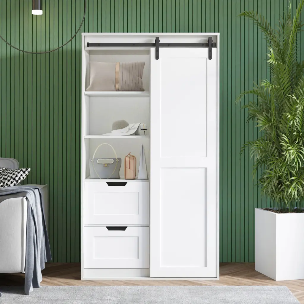 71 Inch Closet Large Laundry Cabinet Plastic Suction Process jxy furniture