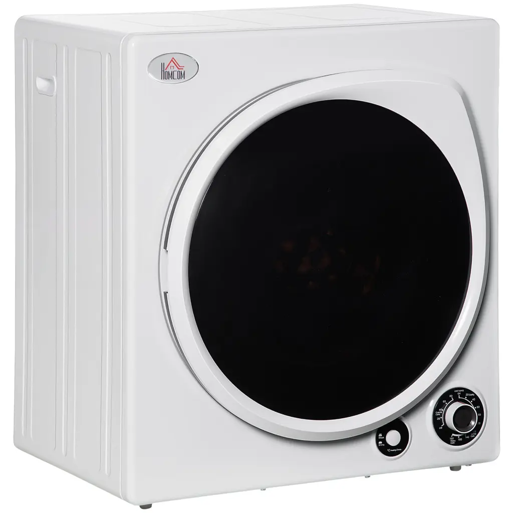 Homcom Automatic Dryer Machine, 1350W 3.22 Cu. Ft. Travel-friendly Clothes Dryer aosom business
