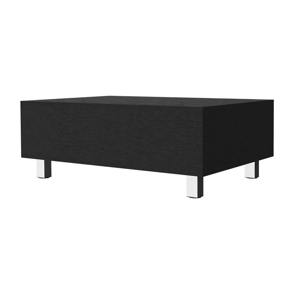 Boston Lift Top Coffee Table Black Mdf Engineered Wood Living Room Table Storage fm furniture