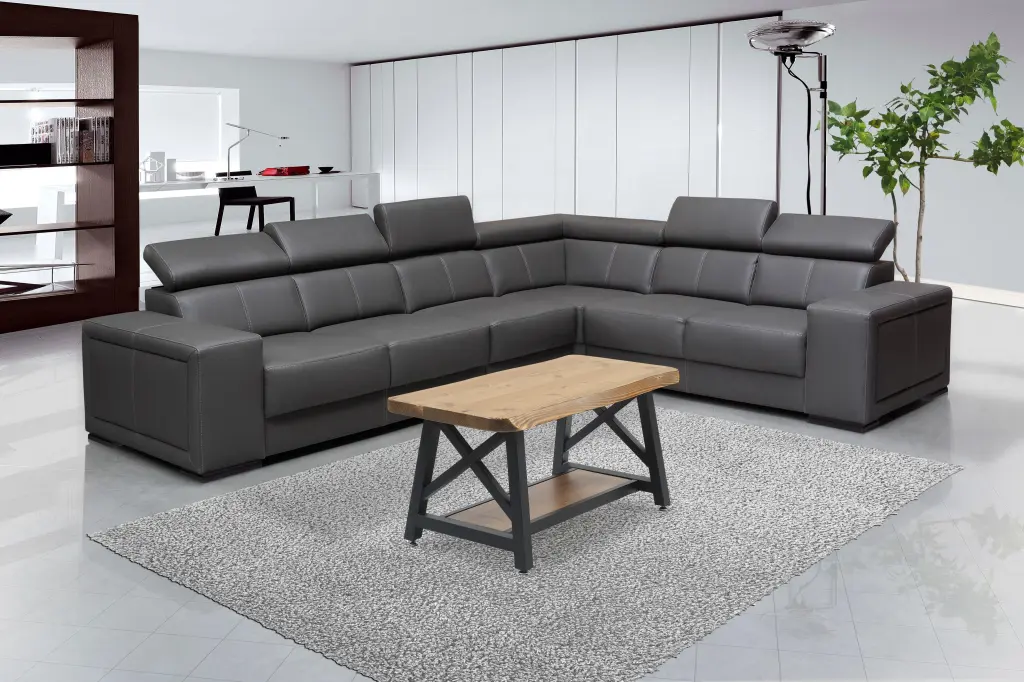 Furnish Home Store Berlin 39 Inch Solid Wood Rustic Coffee Cocktail Table furnia
