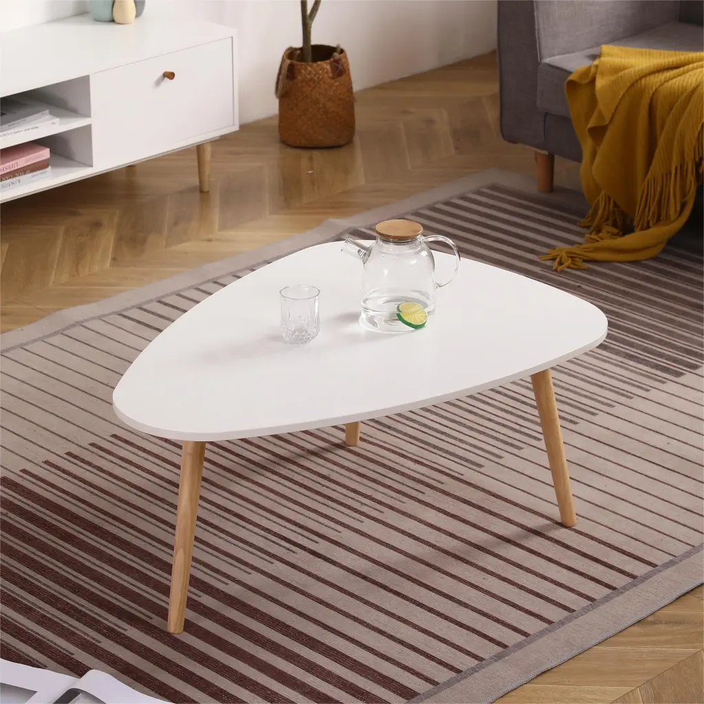 Egg Influence Coffee Table 900 White Oak White Primary Living Space Modern Furniture furnisoar lifestyle