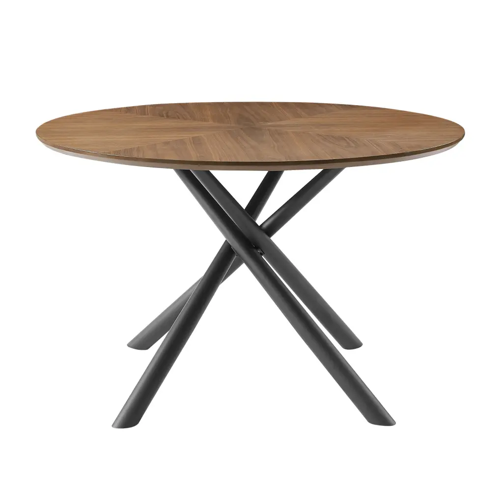 47.25 Inch Round MDF Coffee Table End Table Short Leisure Tea Table justone interior