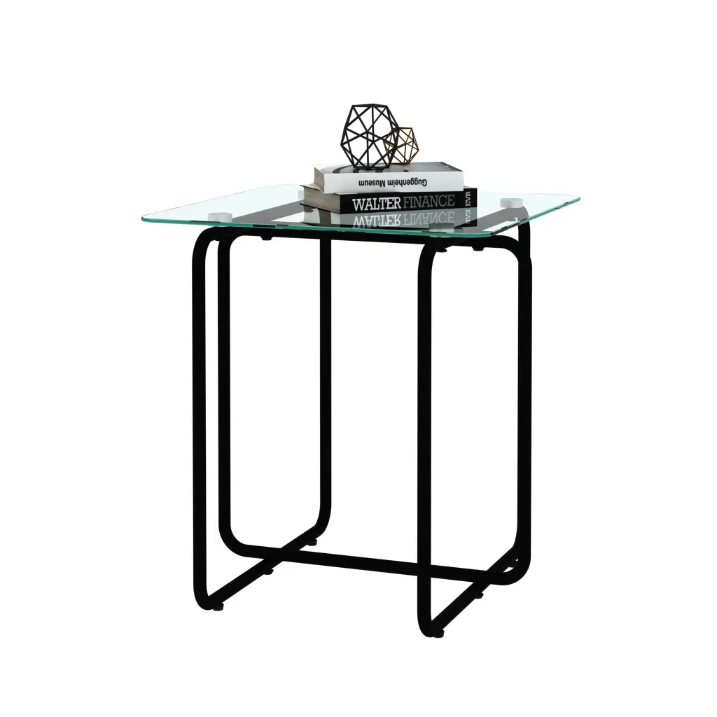 Modern Tempered Glass Coffee Table End Table Side Table Living Room jws-w241