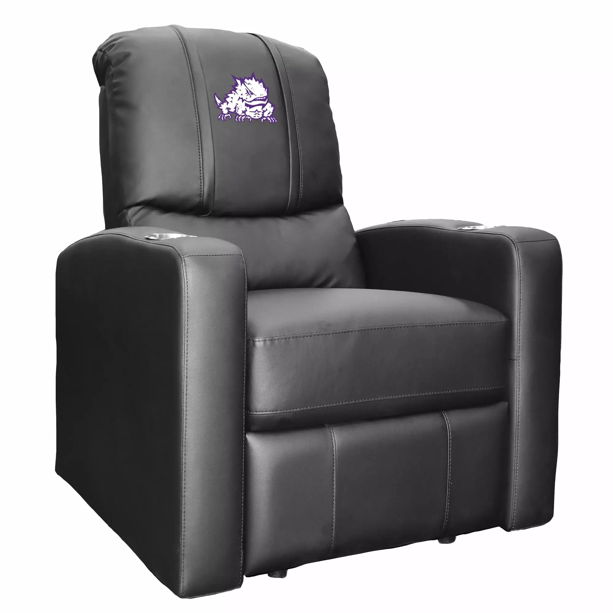 TCU Horned Frogs Secondary Logo Stealth Recliner Zipper System - Big 12 Fan Chair DreamSeat