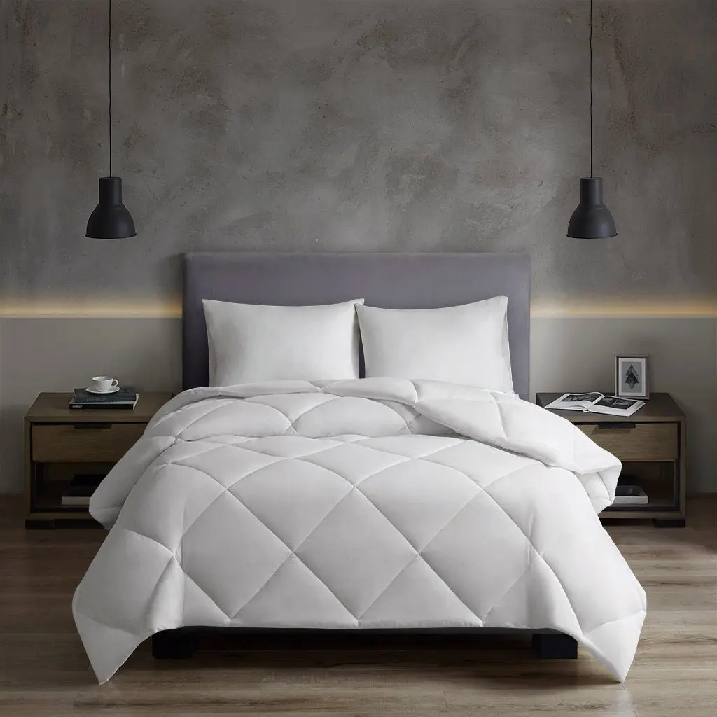Oversized Down Alternative Easeer Heiq Intelligent Temp Treatment White Polyester jla