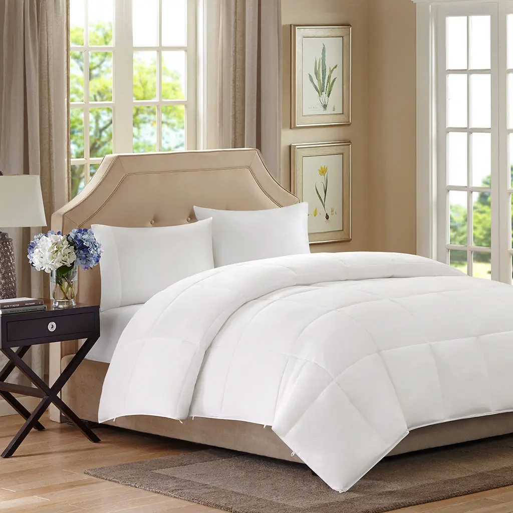 All Season 2 1 Down Alternative Easeer Twin White Polyester Comforter jla