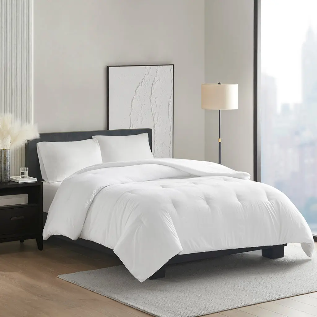 Oversized Down Alternative Easeer White Polyester Comfortable Bedding jla