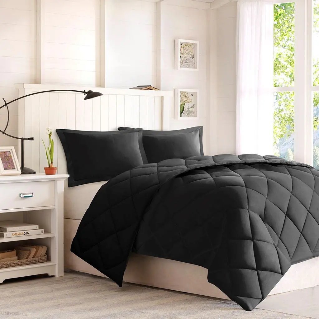 3M Scotchgard Diamond Quilting Reversible Down Alternative Comforter jla
