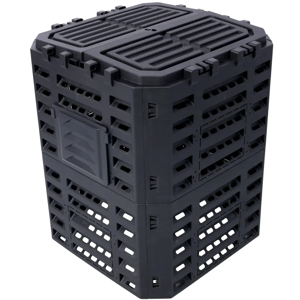 90 Gallon Garden Composter Bin Made From Recycled Plastic g-h