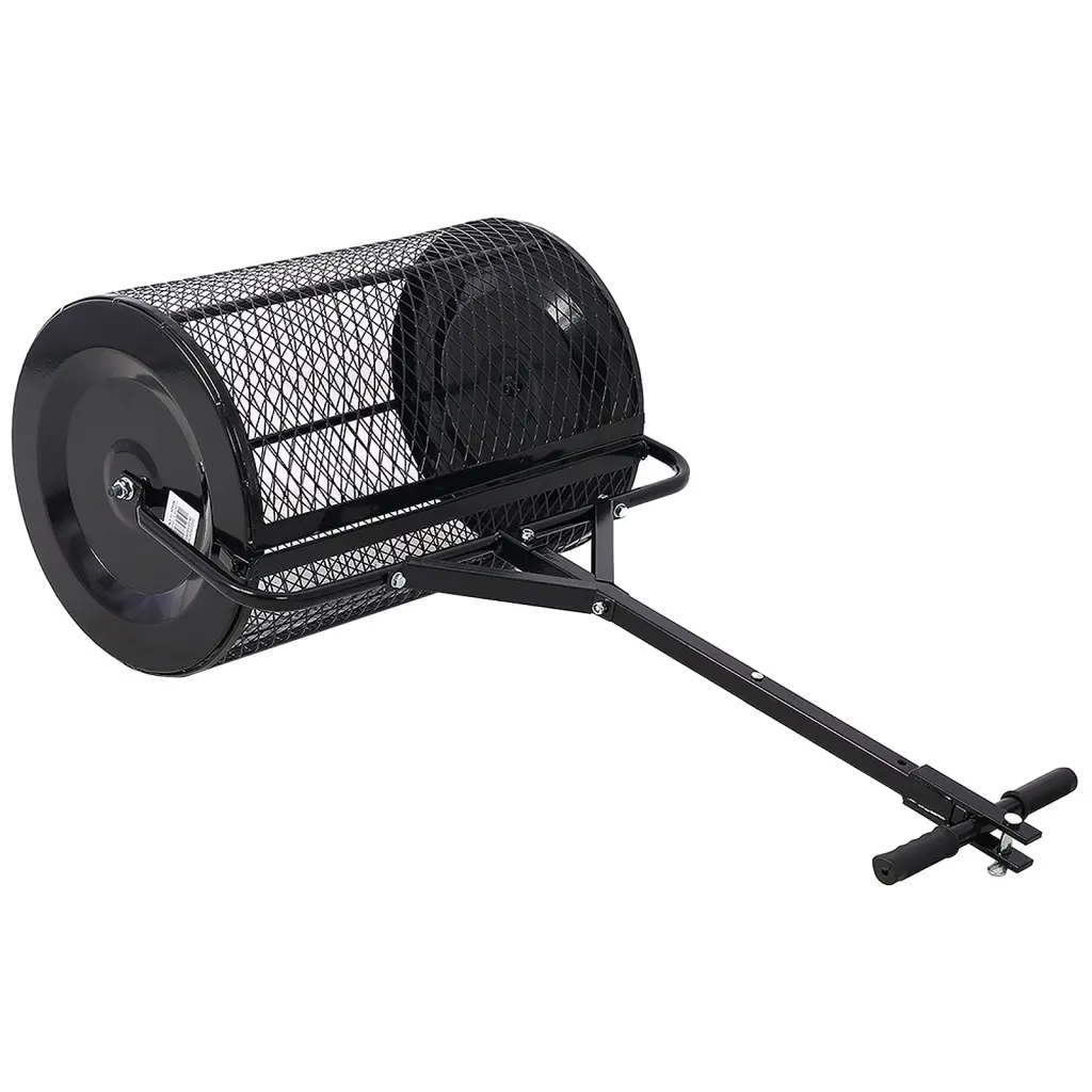 Peat Moss Disseminator 36 Inch Compost Disseminator Metal Mesh 2 1 ATV And Tractor Attachment g-h