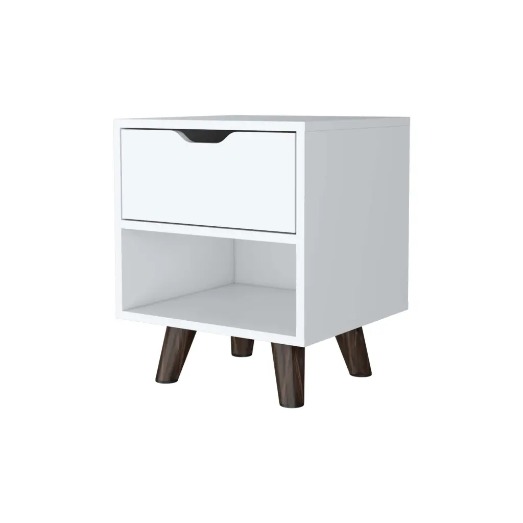 Rumford Computer Desk Hutch and 3 Tier Storage Shelves Beige MDF fm furniture