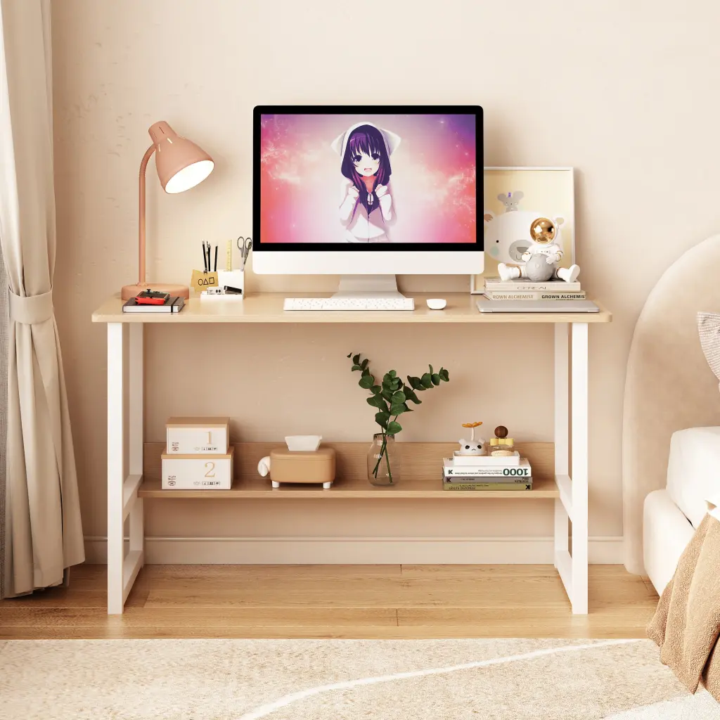 Computer Desk Desktop Home Office Effortless Desk Bedroom Desk Student Study Table noble ease home
