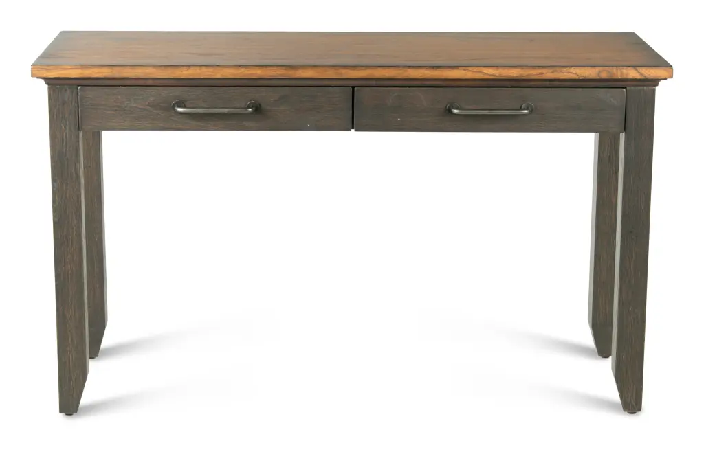 Bear Creek Sofa Table Brown Wood Console Table Entryway or Living Room steve silver furniture