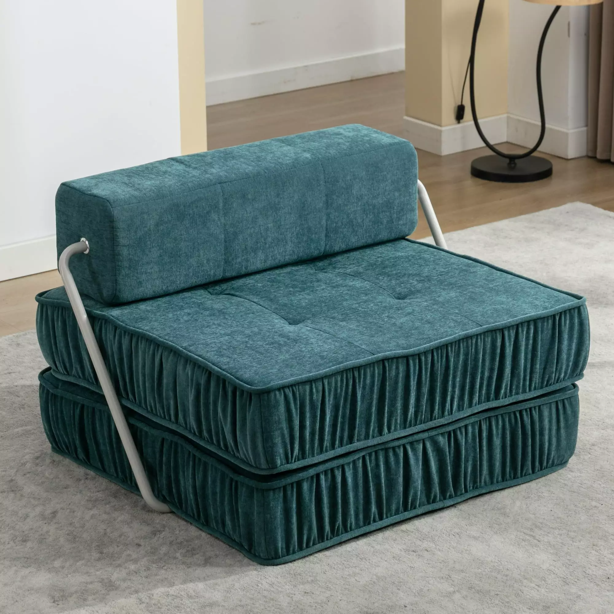 Modern Convertible Modular Sectional Sofa Green Apartment Living DeeHome