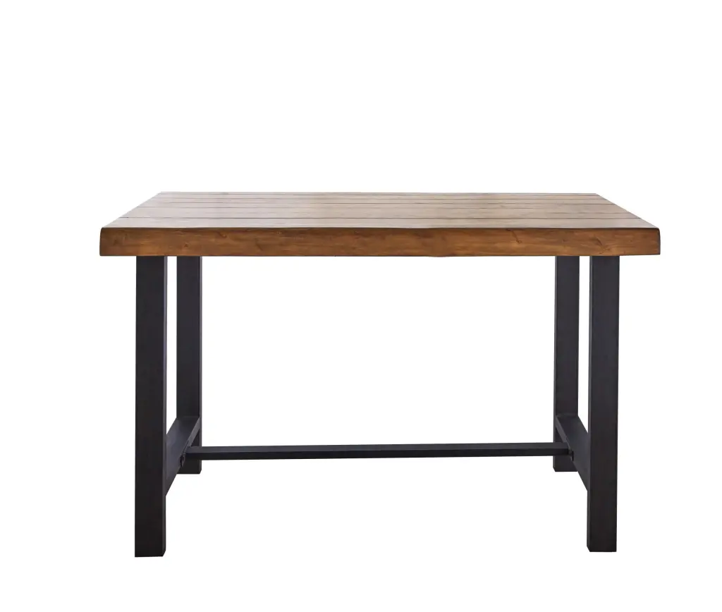 Landon Counter Table Dark Brown Iron - Stylish Kitchen or Dining Room Furniture steve silver furniture
