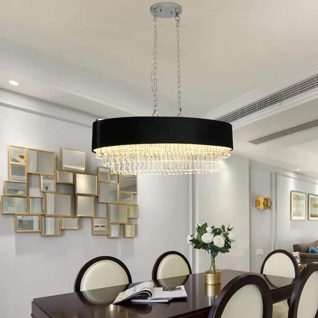 Modern Crystal Chandelier Living Room Premium Home Decor Cristal Lamp lighting commune