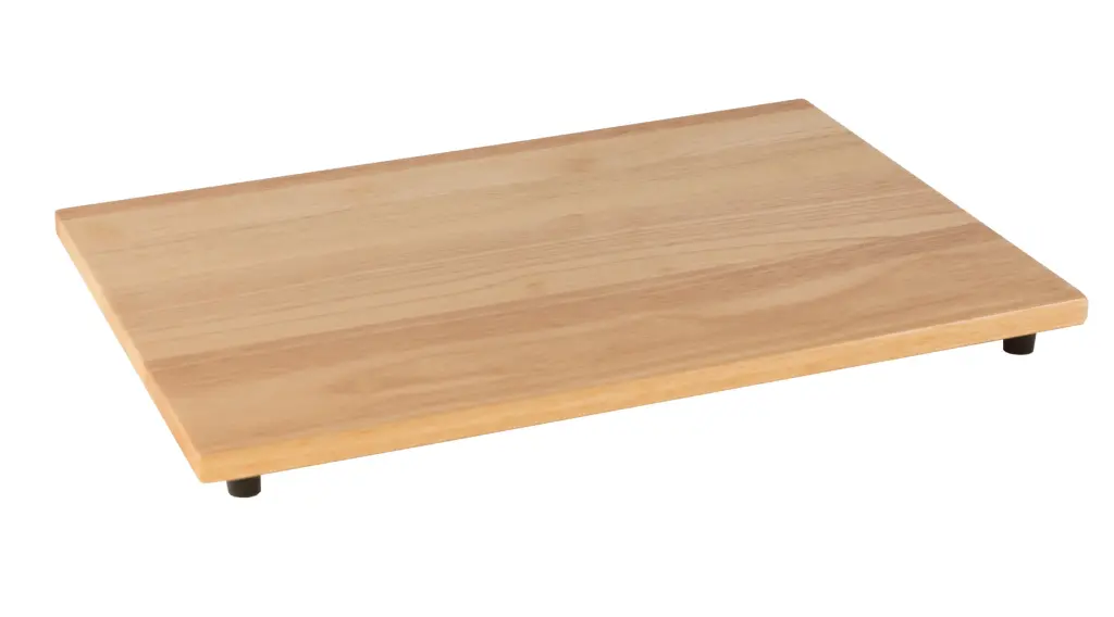 Block Butcher's Wood Khaki MDF Kitchen Cutting Board Handle atlantic inc.