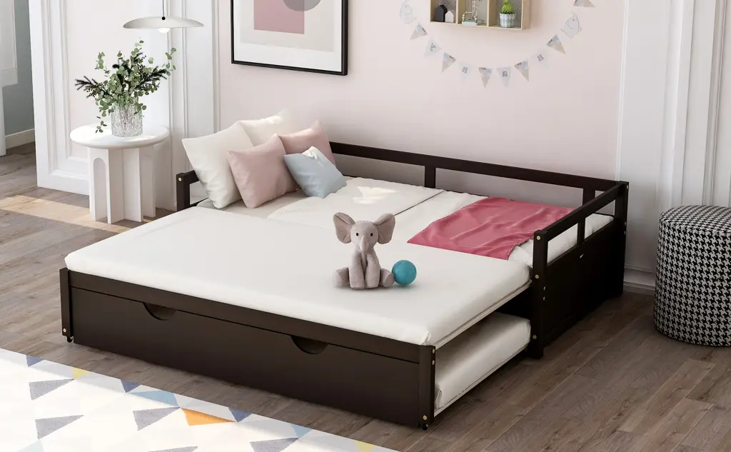Extending Daybed Trundle Wooden Daybed Trundle Espresso Twin Bed lucky furniture