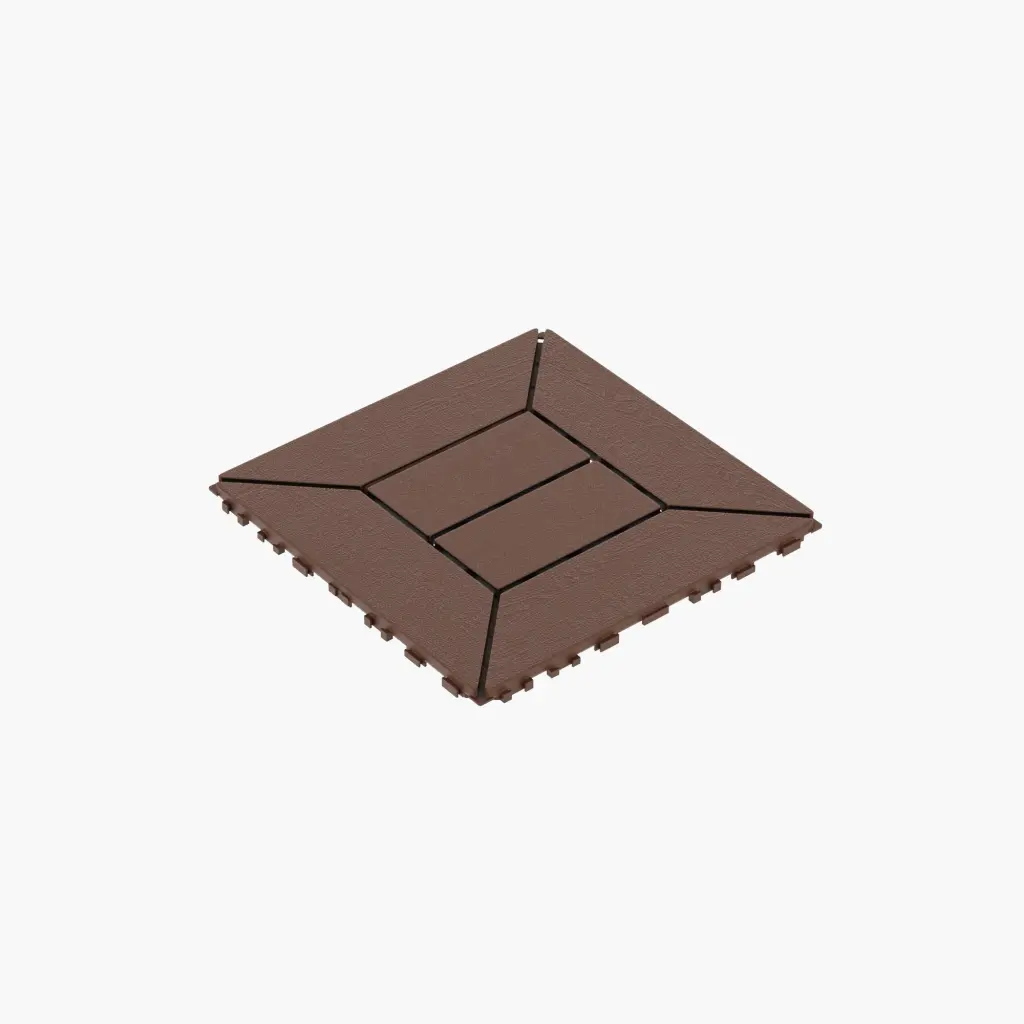 12 Inch Patio Deck Tiles DIY Module Interlocking Decking Tiles Floor rnb