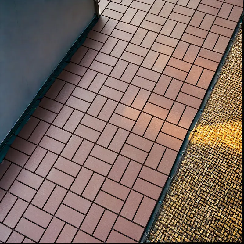 Plastic Interlocking Deck Tiles 44 Pack 12X12 Waterproof All Weather watty