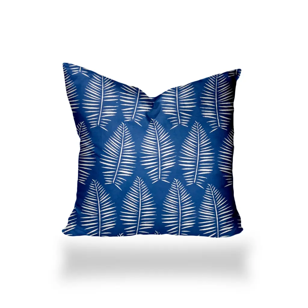 Breezy Indoor Outdoor Soft Royal Pillow, Sewn Closed, 20X20 Multicolor Decor usa made pillow and pouf