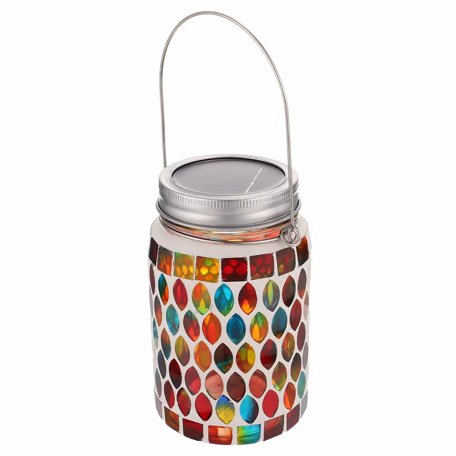 Solar Jar Light Desk Lamp Outdoor and Indoor Use Solar Pathway Lighting HEIN