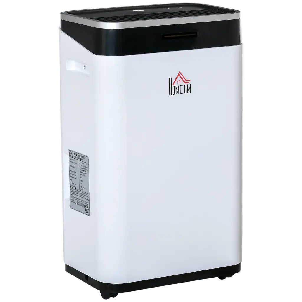 HomCom 2520 Sq Ft Electric Dehumidifier Home Bedroom Travel Friendly aosom business