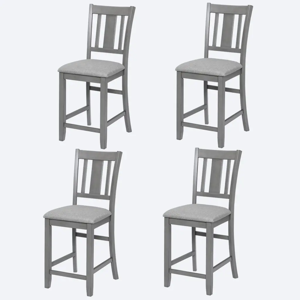 Counter Height Dining Chairs Set 4 Kitchen Chairs Back fullbarn e-commerce