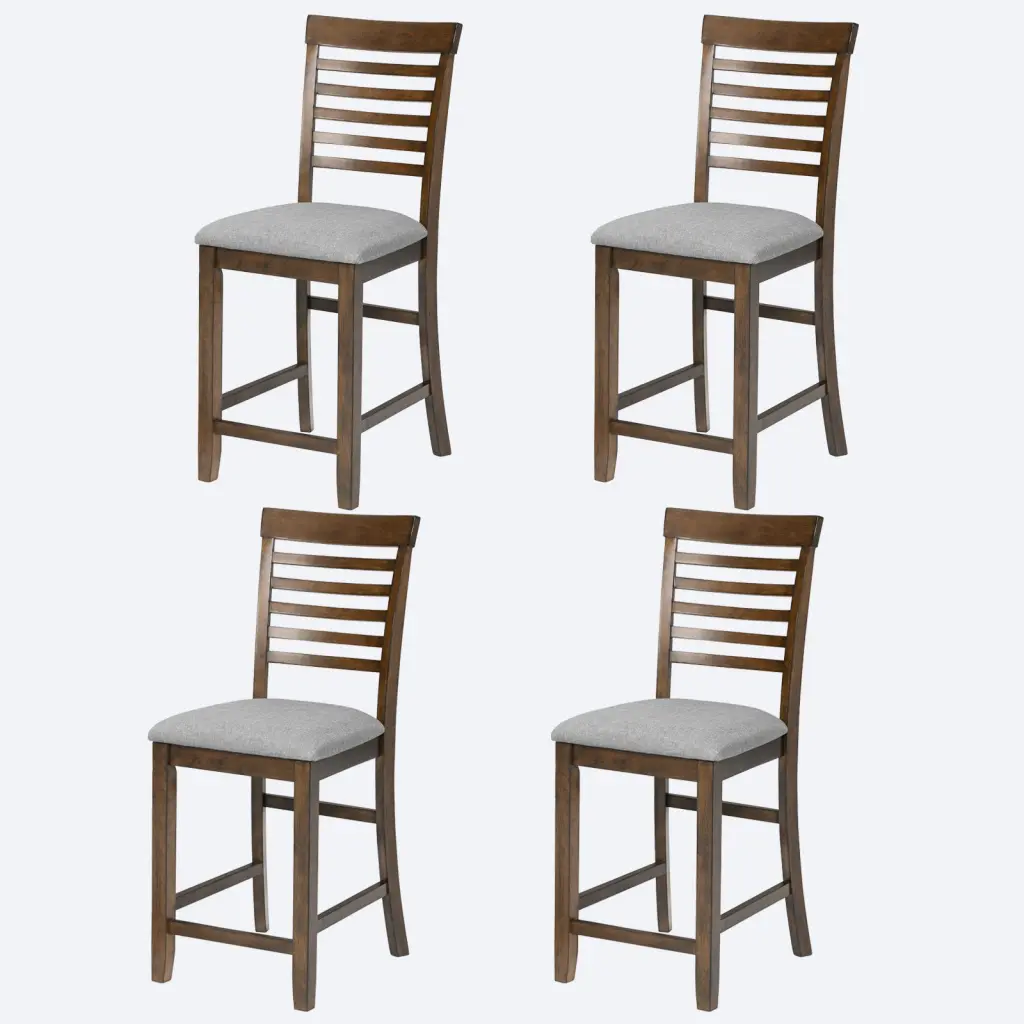 Dining Room Furniture Counter Height Chairs Set 4 Kitchen Chairs Wooden Legs fullbarn e-commerce