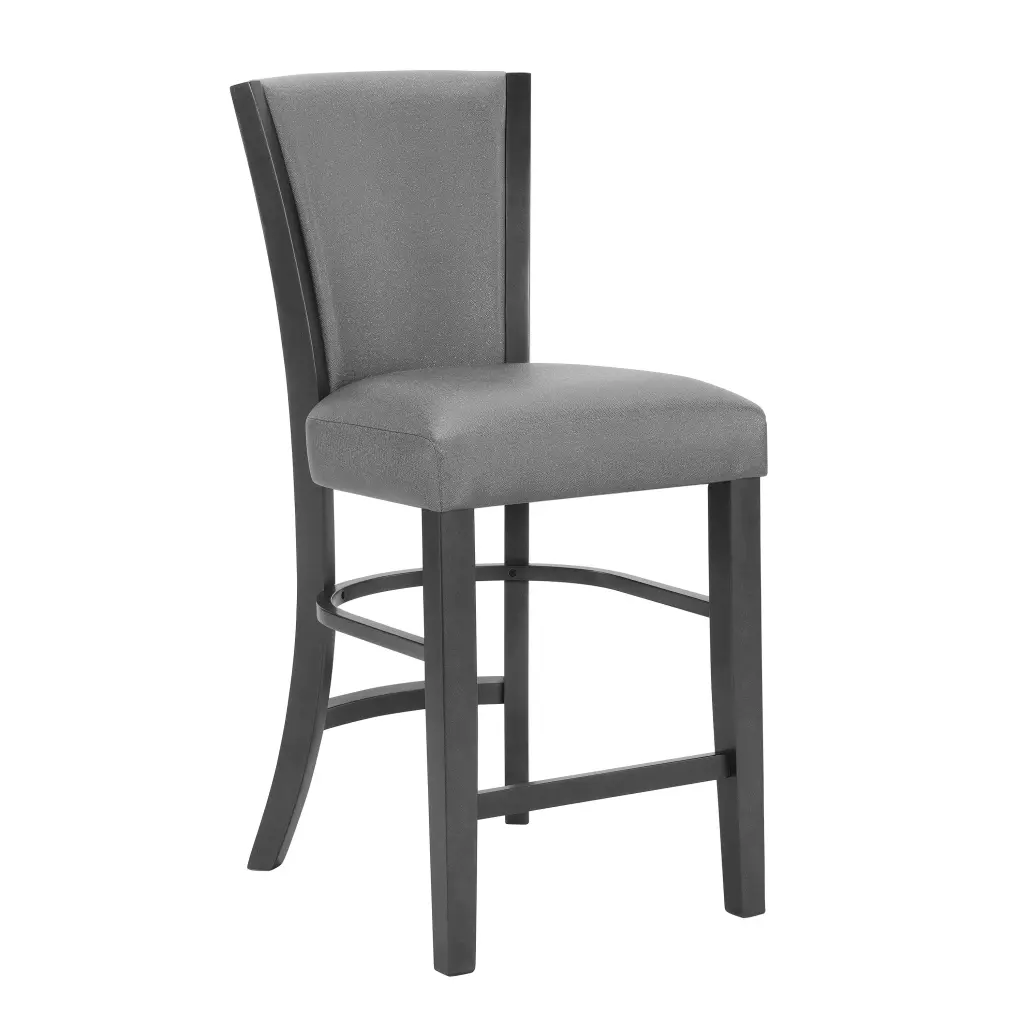 2 Pc Contemporary Glam Upholstered Counter Height Dining Side Chair Pads kanepe