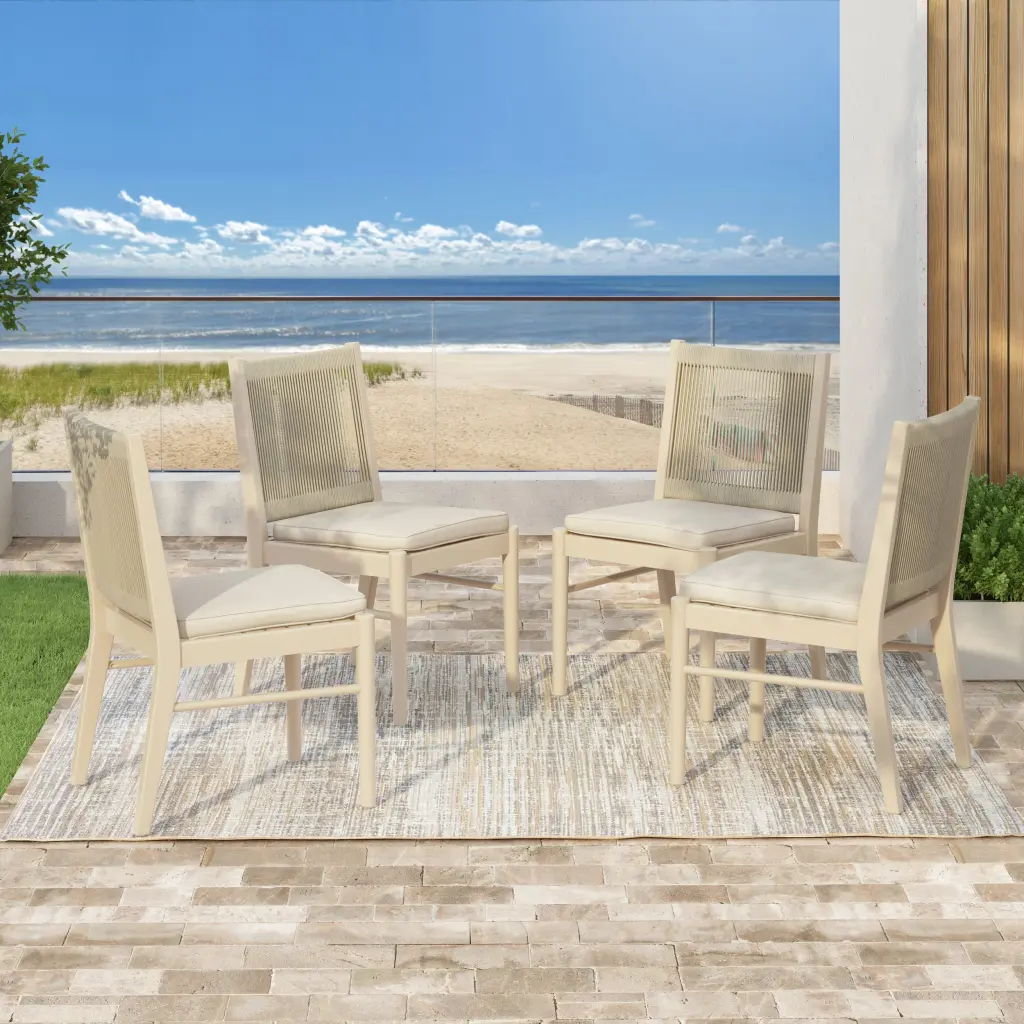 Cordoba Acacia Wood Modern Dining Chair Garden And Outdoor nh-cloudhouse