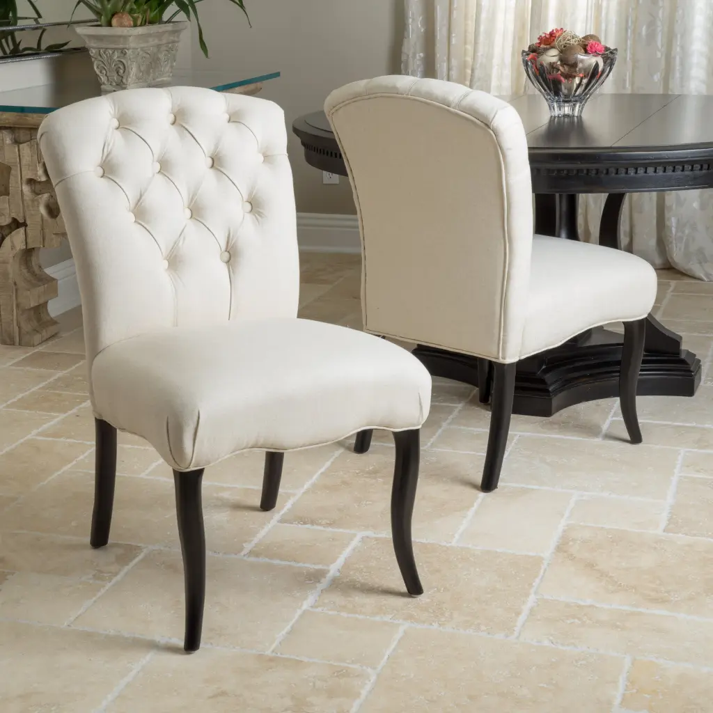 Hayden KD Dining Chair Linen Upholstered Modern Dining Chair nh-comfortcove