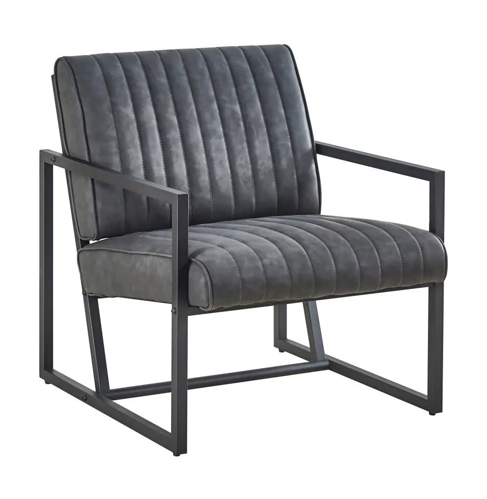 Modern High Standard PU Grey Steel Armchair Kitchen and Dining sailway