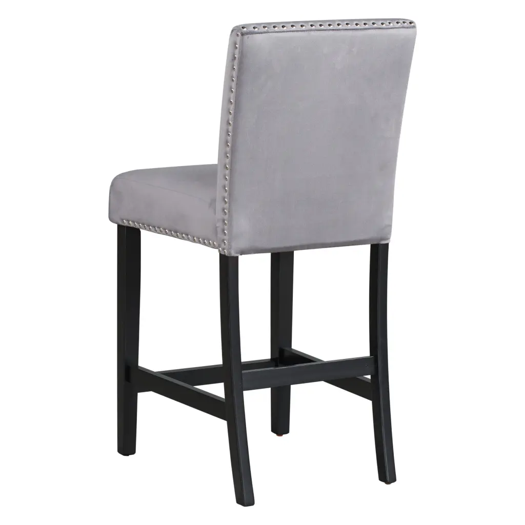 5 Piece Counter Height Dining Table Set Faux Marble Top And 4 Chairs inspirit