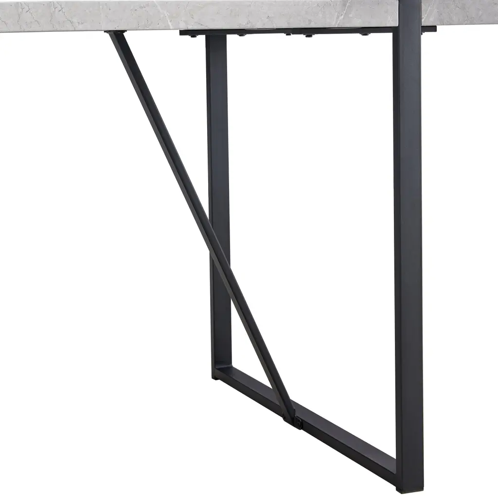 5 Piece Dining Table Chairs Set Rectangular Dining Room Table Set rnb