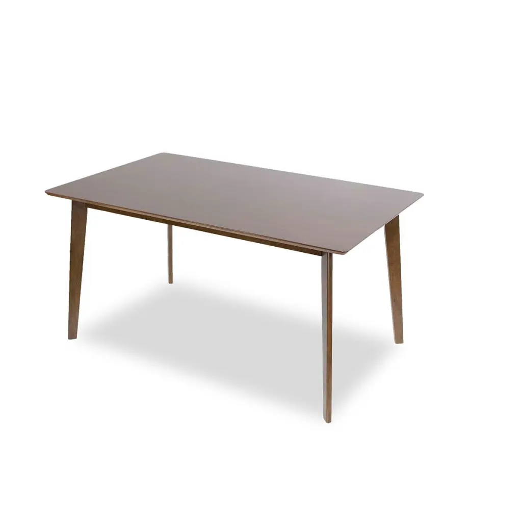 Carlos Solid Wood Dining Table Brown Solid Wood - Rustic Farmhouse Kitchen Table ashcroft furniture