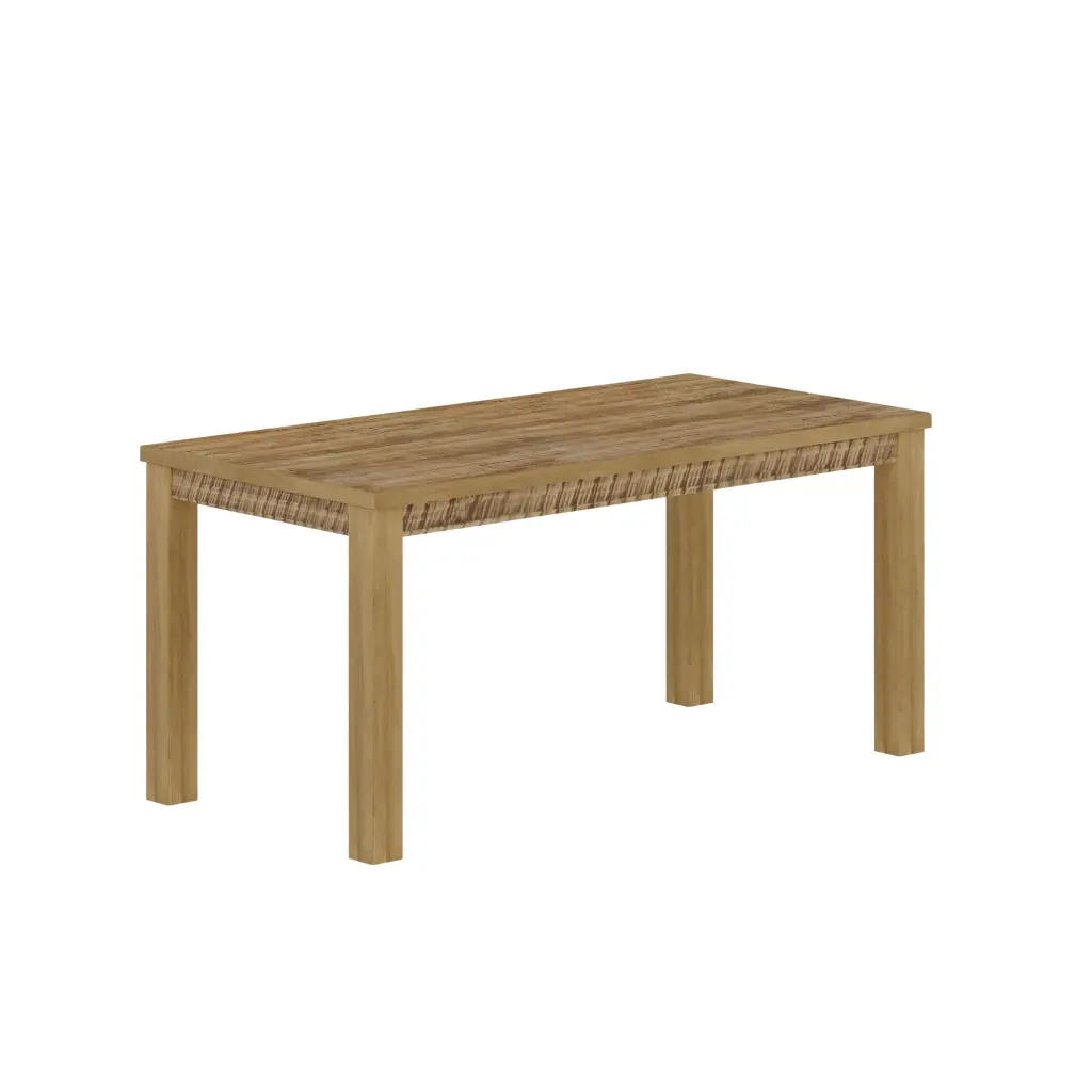 Albany 63 Inches Solid Wood Dining Table 6 Small Kitchen Table Durable Dining Room Furniture brazil sustainable solid wood...